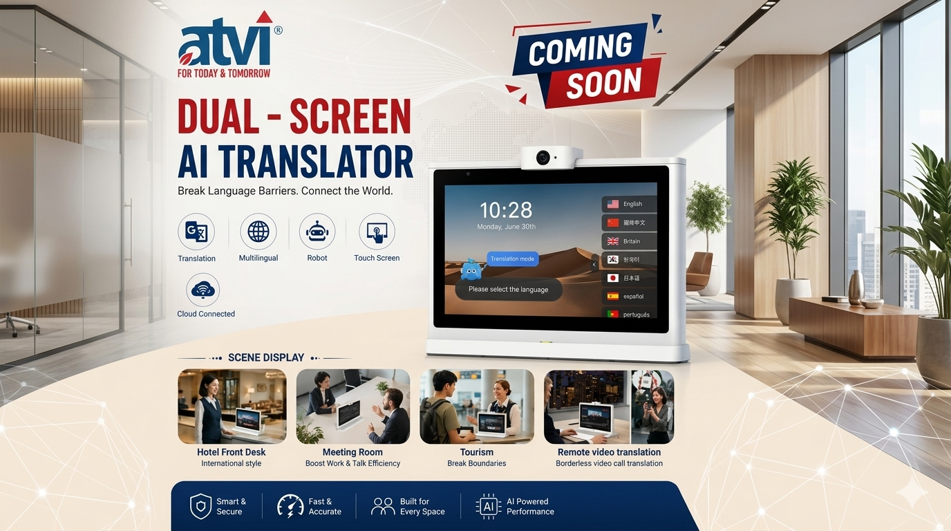 ATVI Dual-Screen AI Translator