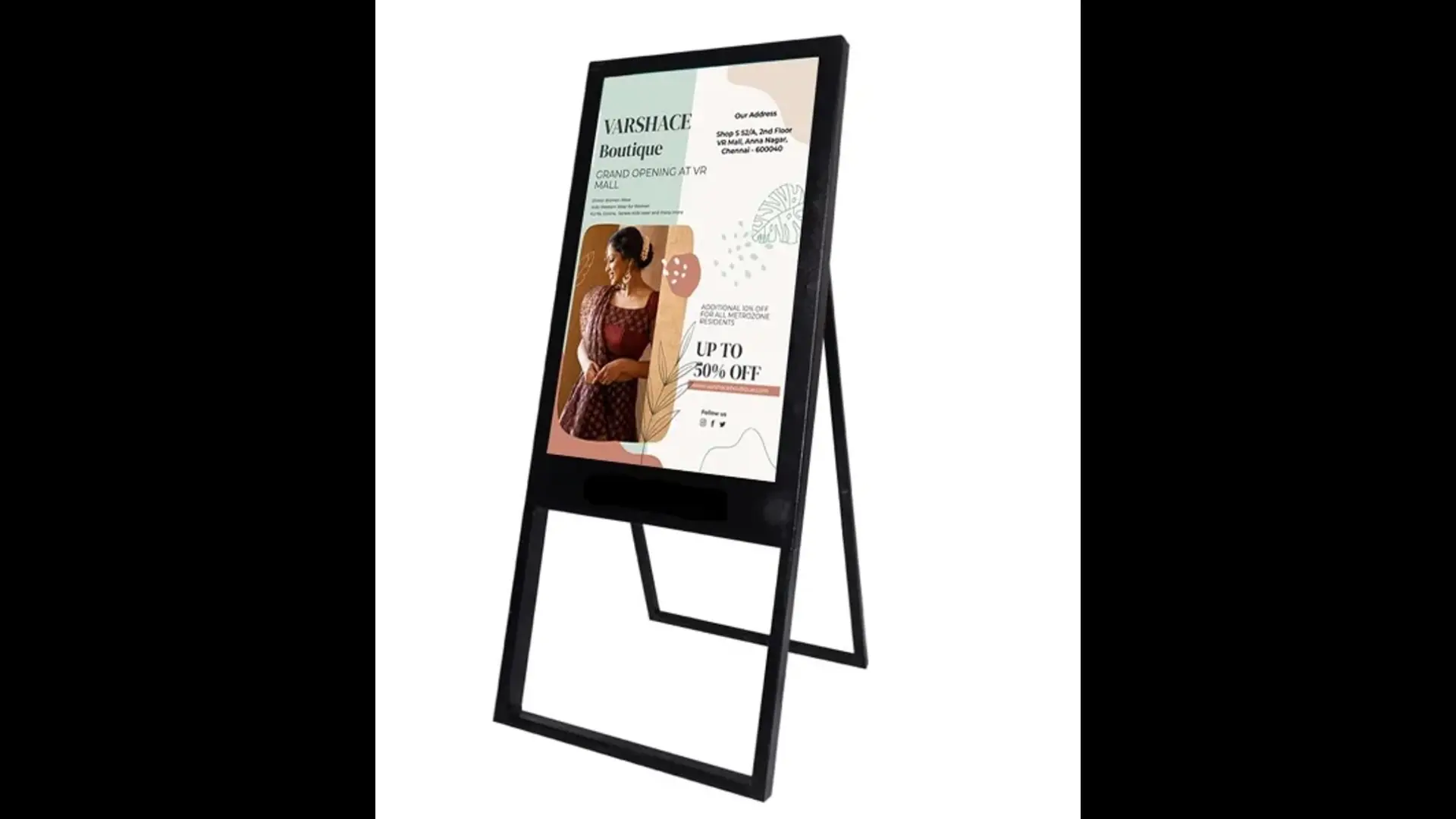 DIGITAL STANDEE 32" (A FRAME)