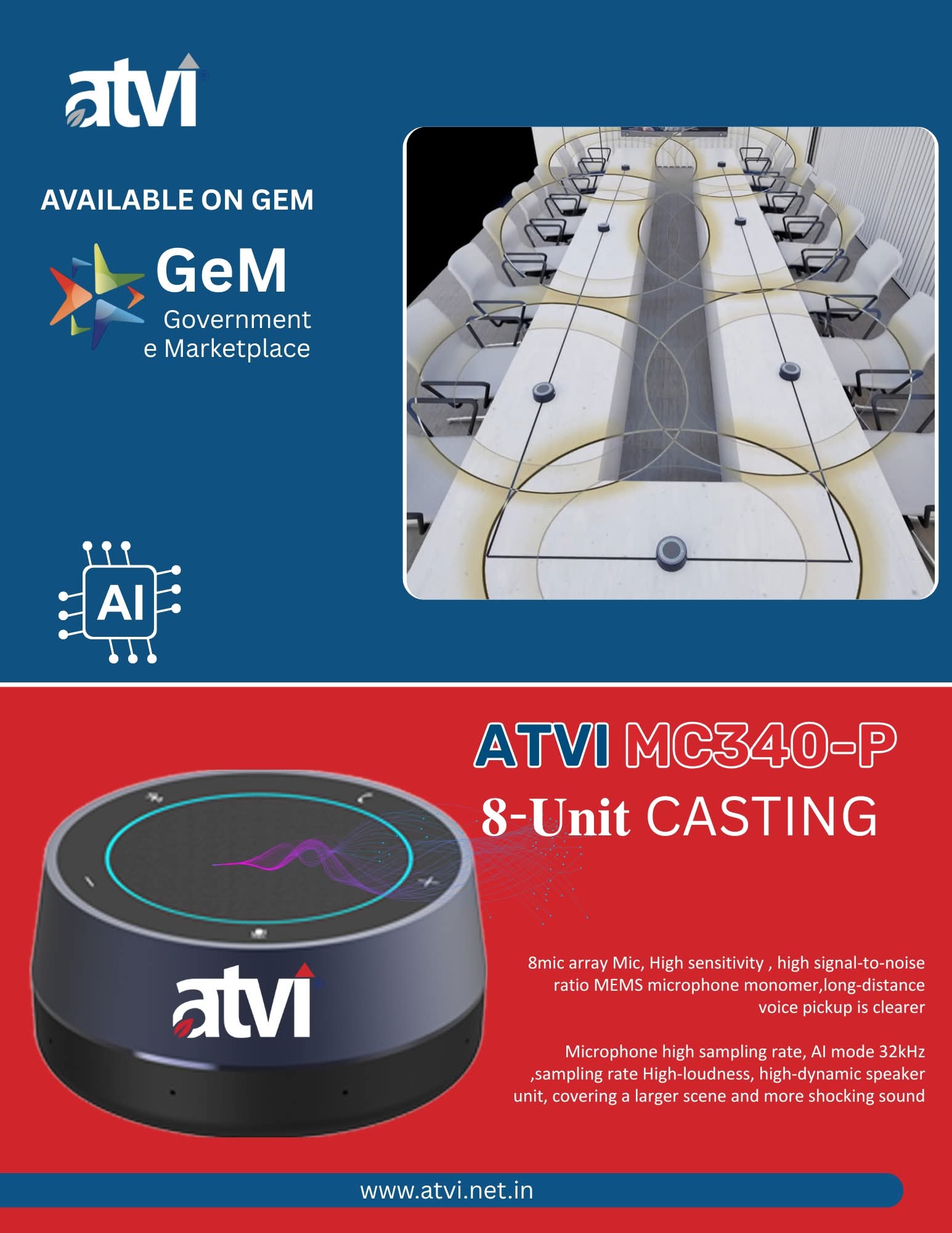 atvi-MC340-P (Speaker Phone ) - Image 3