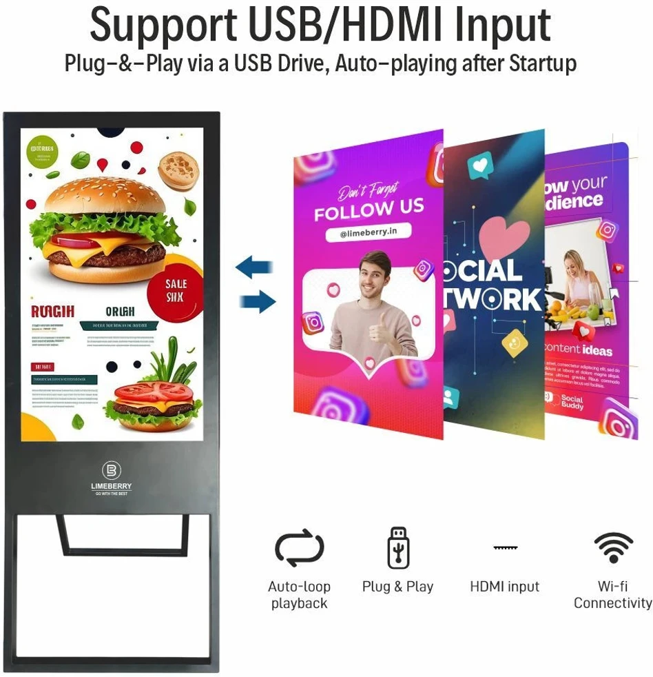DIGITAL STANDEE 43" (A FRAME) - Image 3